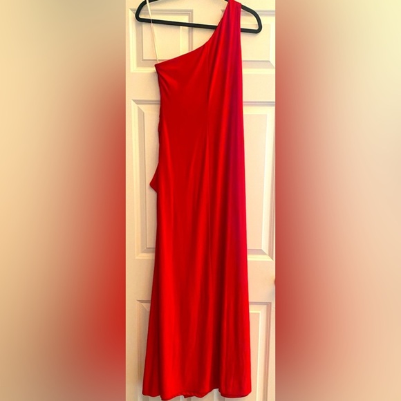 Betsy & Adam One Shoulder Maxi Dress, size 8 - Picture 4 of 12